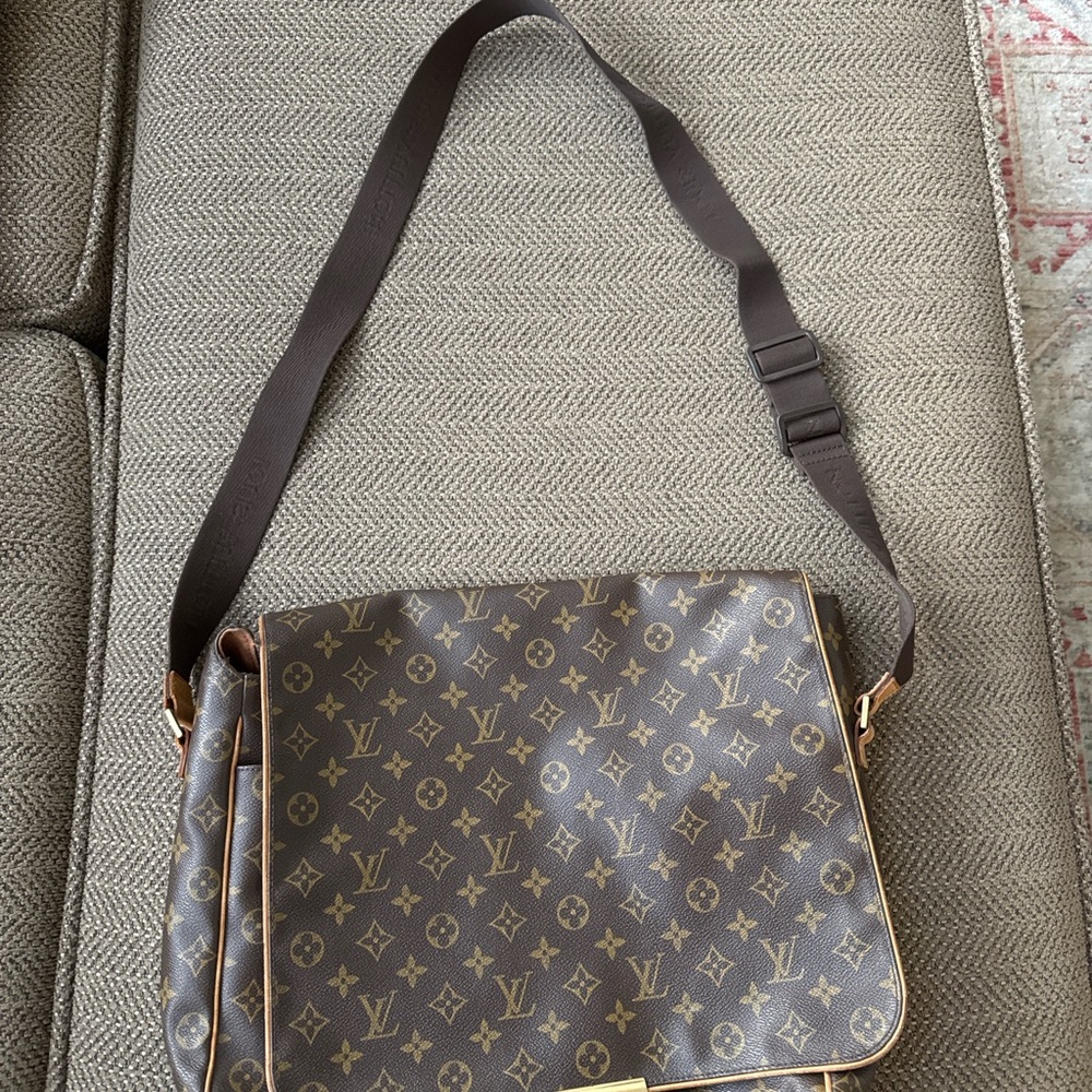 Louis Vuitton Abbesse Messenger Bag Brown Monogram